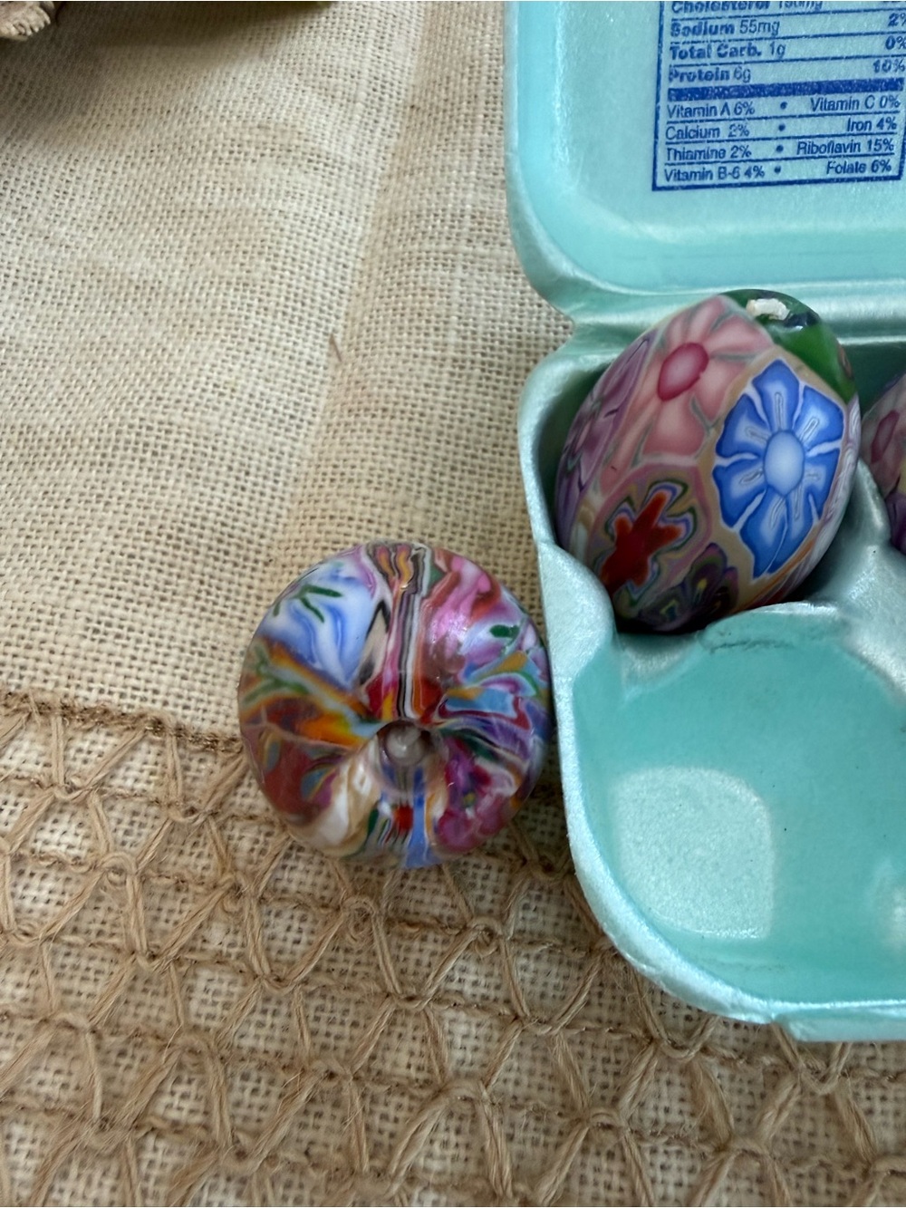 Set of 12 wax candles Easter , Floral, butterfly & Ladybug Design - Picture 2 of 6